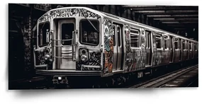 Sablio Obraz Mestské metro s graffiti - 110x50 cm