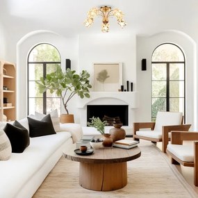 Brilagi - Prisadený luster MEGAPOLIS 5xE14/60W/230V zlatá