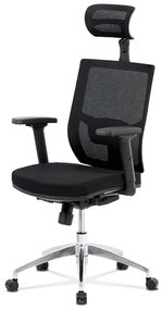BONTEC Kancelárska stolička, synchrónny mechanizmus, čierna sieťovina, KA-B1083 BK Farba: Čierna