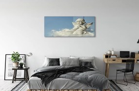 Obraz na akrylátovom skle Anjel neba mraky 120x60 cm
