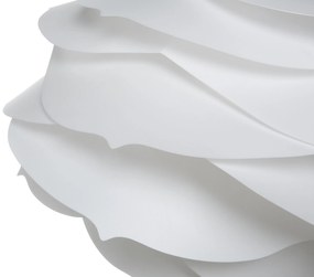 Biely závesný luster v tvare ruže NILE Beliani