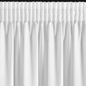 ZÁCLONA NA PÁSKE GABRIELA 140X270 CM BIELA