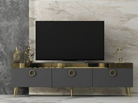 TV stolík/skrinka Vidipo (antracit) . Akcia -16%. Vlastná spoľahlivá doprava až k Vám domov. 1095284