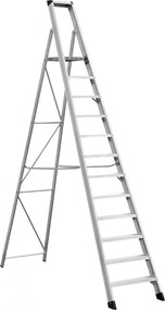 Elkop Stavebné hliníkový rebrík s plošinou 12 priečok