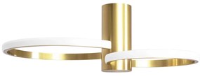 Toolight Toolight, LED stropné svietidlo 50x30,5cm, 22W, APP1402-CW, zlatá lesklá, OSW-05849