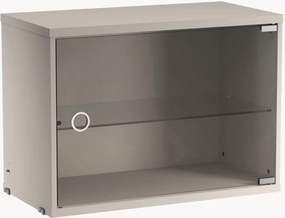 Vitrína's otočnými sklenenými dvierkami String System, Š 58 x H 30 cm