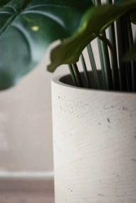 Kvetináč CHICO, sklolaminát, výška 42 cm, béžová