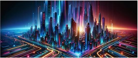 Obraz - Mesto budúcnosti (120x50 cm)