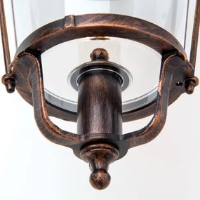 Orion AL 11K/360.01-Vonkajšia nást. lampa KENZO 1xE27/100W/230V IP44 bronz/patina