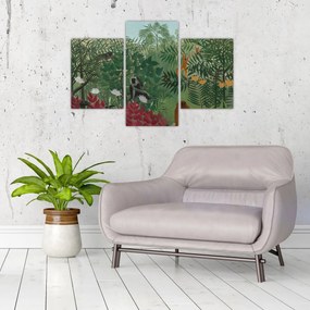 Obraz - Henri Rousseau, Tropical Forest with Monkeys, reprodukcia (90x60 cm)