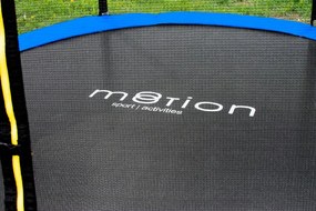 JU Trampolína 8 FT s rebríkom a vnútornou sieťou, modrá