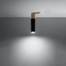 Sollux Lighting Stropné svietidlo PABLO čierne