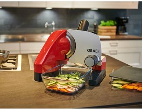 GRAEF SKS 50003 elektrický krájač, červená