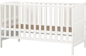 Biela postieľka z masívneho dreva 70x140 cm Alkmaar – Germania