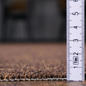 Condor Carpets, Metrážny koberec Classica 392, záťažový, na mieru, šíře 4m, hnedá, ab (mriežka), chodba / predsieň