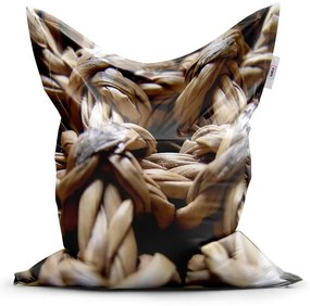 Sablio Sedací vak Banánové listy - 200x140 cm