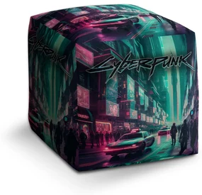 Sablio Taburet Cube Cyberpunk 2077 Mesto: 40x40x40 cm