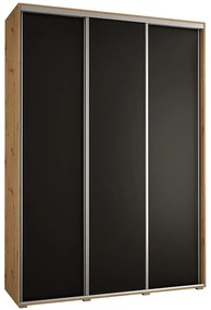 Skriňa 45 Canaris 1 180 artisan/čierna/silver