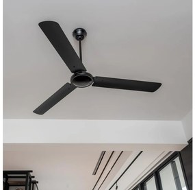 ZEVENTI - Stropný ventilátor TOFINO čierny ZV0005