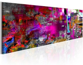 Artgeist Obraz - Purple Orangery Veľkosť: 120x40, Verzia: Na talianskom plátne
