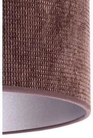 Duolla - Stolná lampa LYON 1xE27/15W/230V pr. 30 cm hnedá