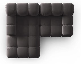 Tmavosivá zamatová pohovka 191 cm Bellis – Micadoni Home