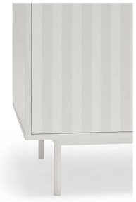 Biela vysoká komoda 97x130 cm Sierra - Teulat