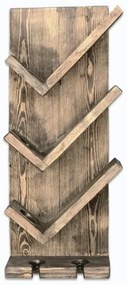 Nástenný držiak na víno 60x22 cm smrek/borovica