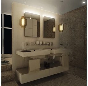 Zrkadlo do kúpeľne s LED osvetlením Nimco 50x70 cm ZP 8001