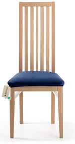 Restilo Napínací poťah na sedák na stoličku indigo, 40 x 40 + 5 cm