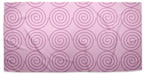 Sablio Uterák Ružové špirály - 50x100 cm