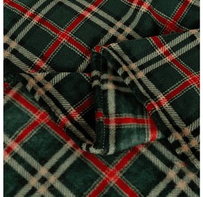 Mikroplyšová deka GLENMOORE, zelená Rozmer: 160 x 200 cm