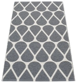 Tmavosivý vnútorný a vonkajší koberec 70x140 cm Otis Granit – Pappelina