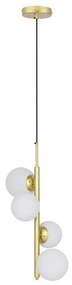Luster na lanku CORDEL 4xG9/20W/230V zlatá