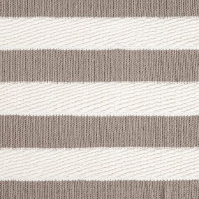 Deka RUDENS pruhovaná hnedá / krémová 752421