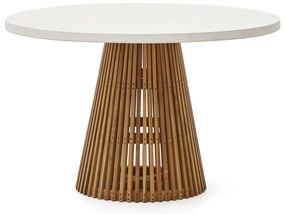 Okrúhly záhradný jedálenský stôl ø 120 cm Alcaufar – Kave Home