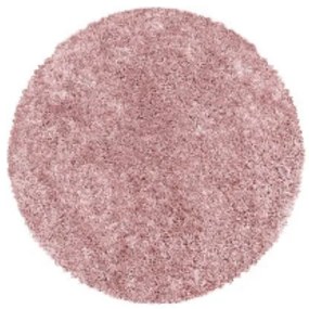 Ayyildiz koberce Kusový koberec Sydney Shaggy 3000 rose kruh - 160x160 (priemer) kruh cm