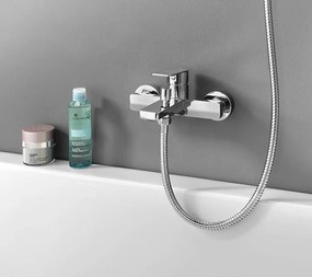 Aqualine Aqualine, DAPHNE nástenná vaňová batéria, chrómová, DH101