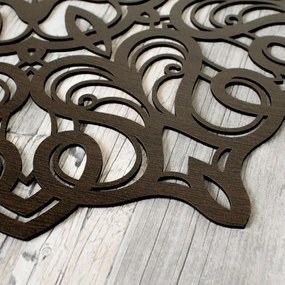 DUBLEZ | Geometrická mandala na stenu z dreva