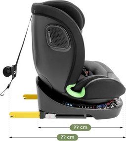 Autosedačka Loom 35 čierna / sivá