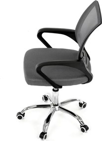 Detská otočná stolička sivá KA-L103 GREY