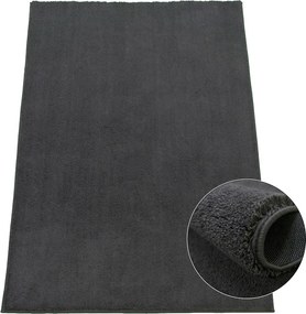 Koberec Oslo 7000 Dark Grey – sivý shaggy obdĺžnik Rozmer: 160x230 cm