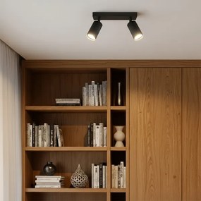 Brilagi - LED RGBW stlmiteľné bodové svietidlo SELE MODERN 2xGU10/6,5W/230V Wi-Fi čierne