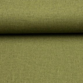Ľan s viskózou a elastanom - Zelená khaki