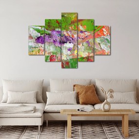 Obraz abstrakcie - maľba (150x105 cm)