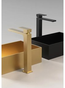 Sapho - Umývadlová batéria CUBEMIX 27,8 cm matná čierna