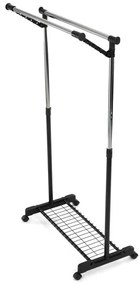 Autronic BONTEC Stojan na šaty, kov, čierna, 84511 BK Farba: Čierna