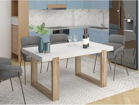 Biely jedálenský stôl 90x160 cm Solid – Støraa