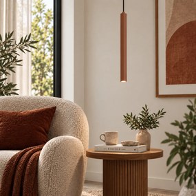 Moderná závesná lampa Moka s integrovanou stropnou doskou - Chuba