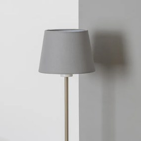 Brilagi - LED stojacia lampa CERIA 1xE27/40W/230V priemer 20,5 cm sivá/matný chróm